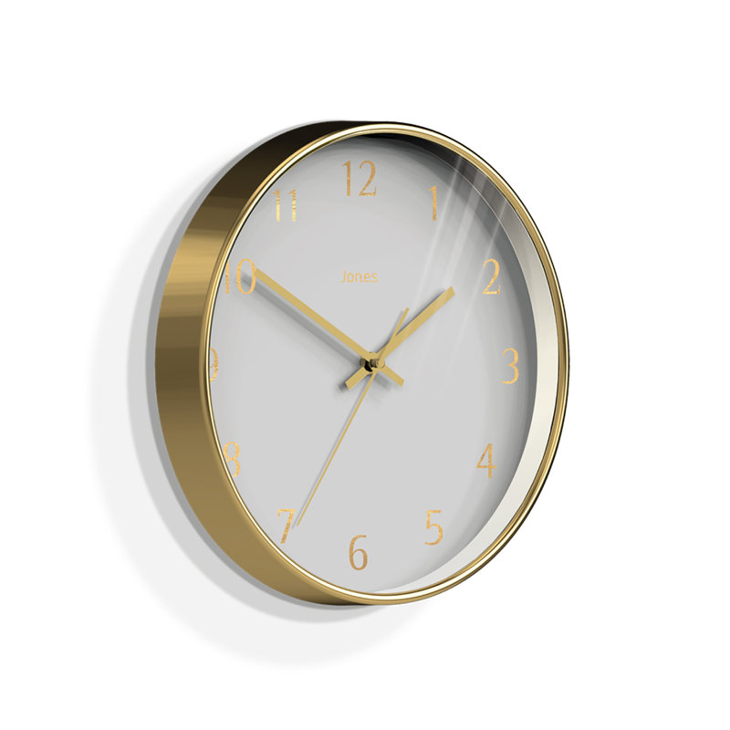 Acrylic Wall Clock, Gold