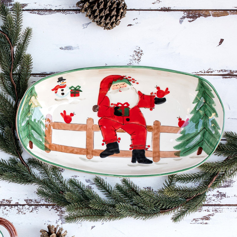 Old St. Nick - Bol ovale peu profond