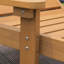 Chaise longue d'extérieur avec dossier réglable Chaise longue d'extérieur en bois