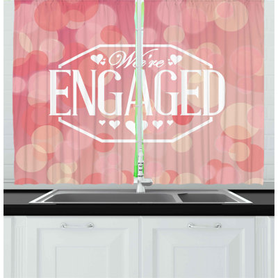 Pointed Kitchen Curtain