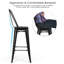 Chaise d'appoint empilable Bebingt-1208222340