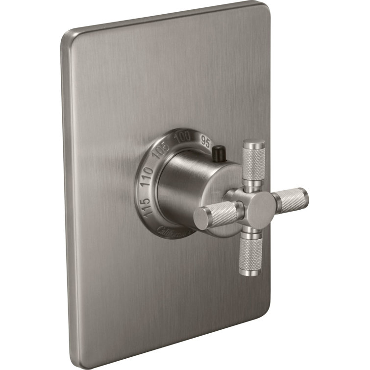 Descanso StyleTherm® Thermostatic 1/2" Trim Only - Knurled Handle