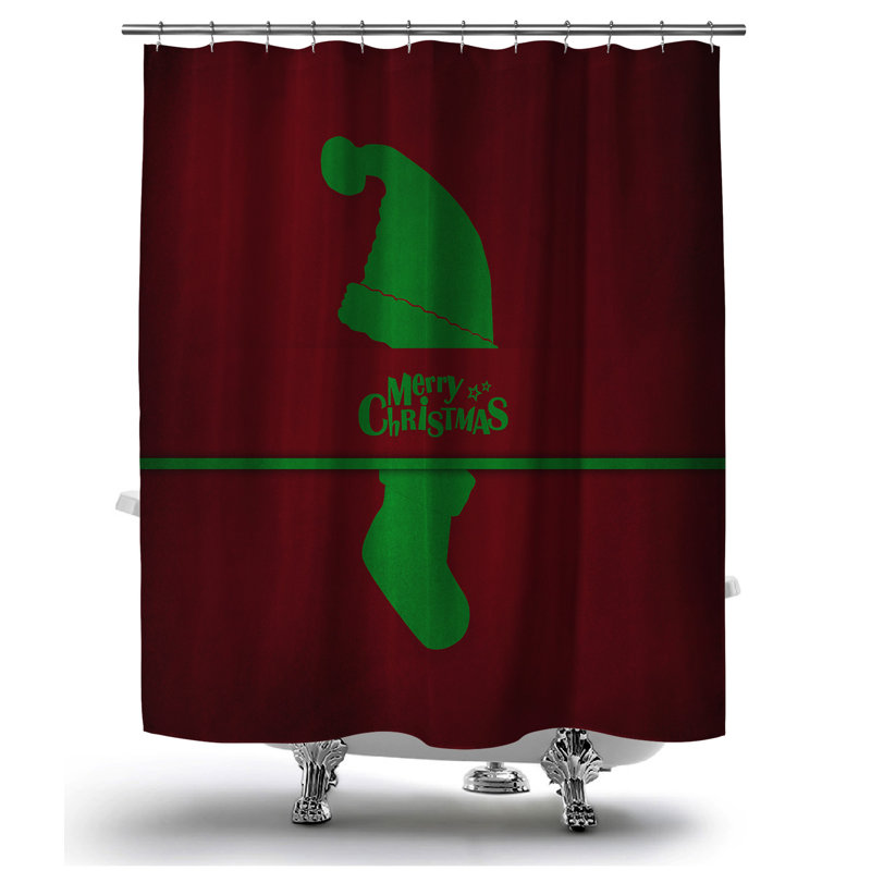 Dixielee Abstract Shower Curtain, 72" H x 70" W