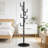 Modern Freestanding Coat Rack With Natural Marble Base And 8 Hooks, Heavy Duty Metal Coat Stand For Entryway, Office, Living Room, And Bedroom-816544779