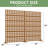 72x47x16 Inch Privacy Screens Rectangular Interlocking Grid Pattern Set of 2-126478540