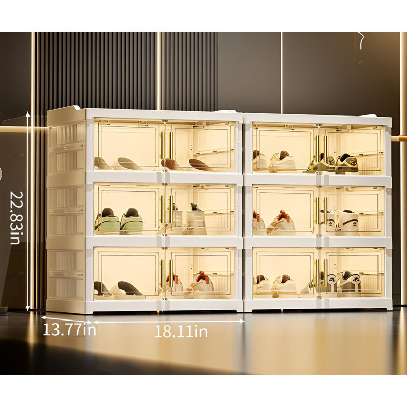 Range-chaussures pliable, Range-chaussures transparent