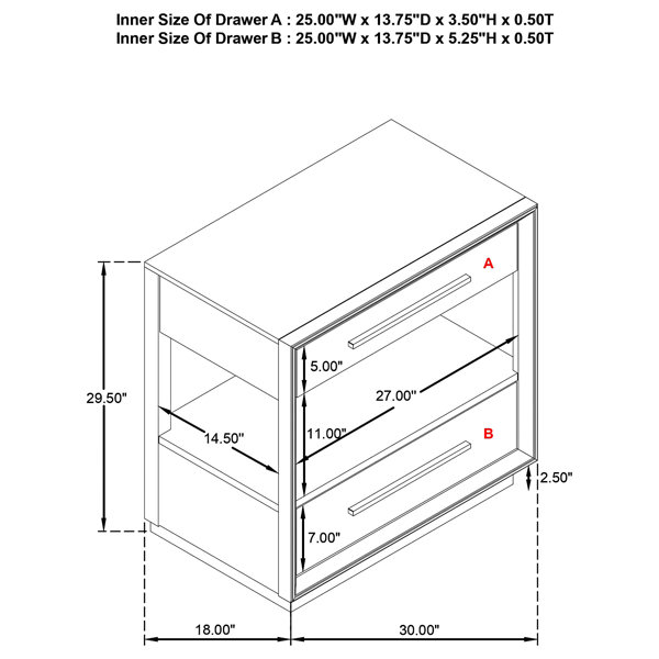 Dimensions du produit