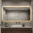 48*24in LED bathroom mirror, corrosion-resistant, three-color dimmable, backlit mirror with one-touch demist function
