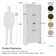 Aadvik 31.5'' Wide 4 - Shelf Storage Cabinet