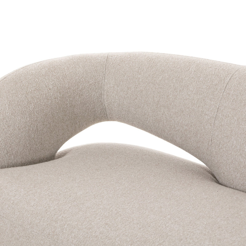Mazie Sofa, Crete Pebble Polyester