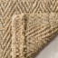 Tapis de couleur naturelle en fibres naturelles de jute Garette-1805260069