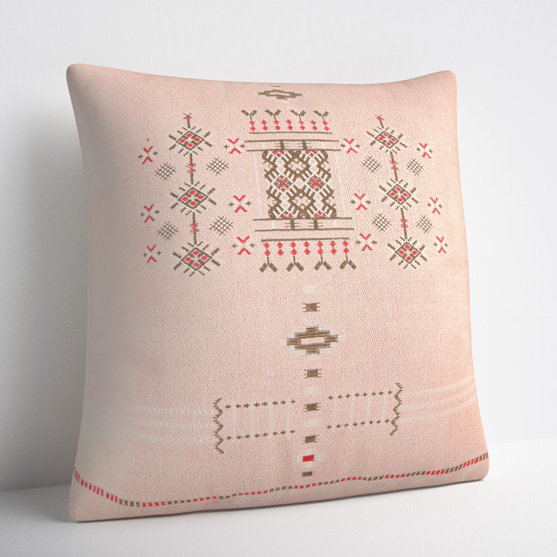 Mikes 100% Wool Throw Square Pillow, No Fill
