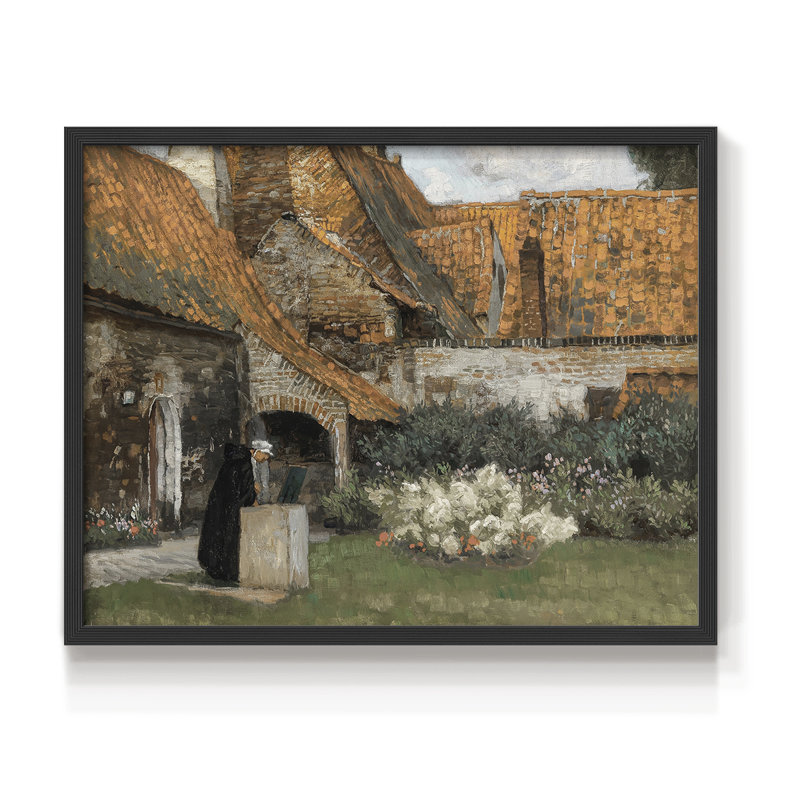 Paysages rétro-DCCLIV-Reproduction encadrée - réversible, 8" H x 10" W, Noir