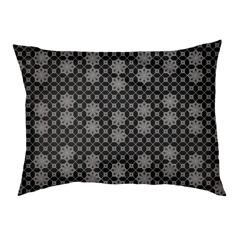 Coussin pour chien Byrge, Noir, Moyen (l 29,5 po x P 19,5 po x H 9,5 po)