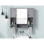 Armoire de rangement murale moderne 35 po x 28 po-1183473807