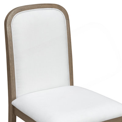 Chaise rembourrée d'inspiration rétro avec charme rétro et confort