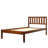 Walnut Twin Solid Wood Bed Frame