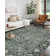 Govan Ultra-Thin Washable Vintage Area Rug Oriental Medallion Living Room Rug Entrance Mat Carpet for Kitchen Laundry Bedroom