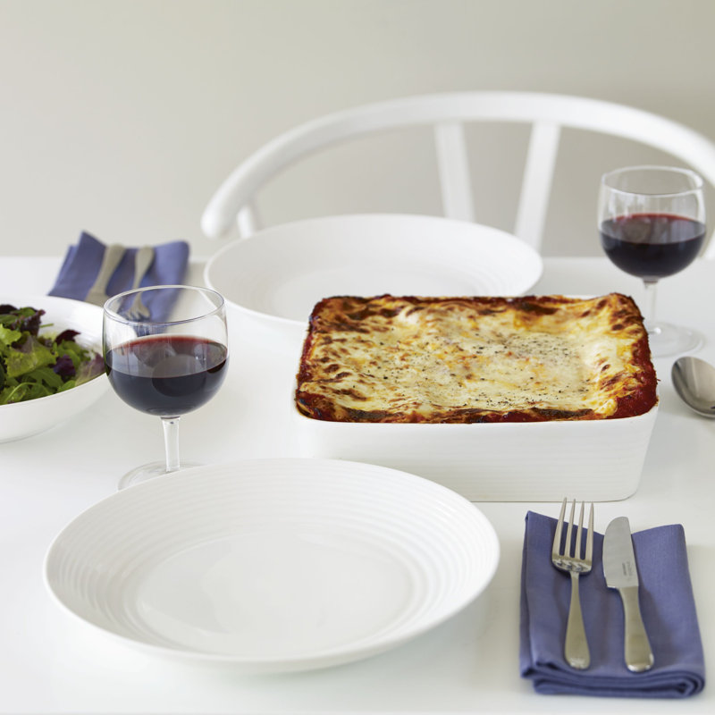 Maze Royal Doulton exclusivement pour bol de service Gordon Ramsay, Blanc