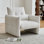 Fauteuil d'appoint en velours massif 1 place