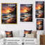 Dreamy Tropical Sunset Mexican Beach - Beach Wall Art-100410029-100410030