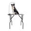 Morrilton 76cm H x 81cm W x 46cm D Metal Adjustable and Foldable Folding Grooming Table
