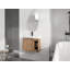 Meuble-lavabo mural 28 po avec lavabo en céramique blanche et porte à fermeture en douceur, emballage KD