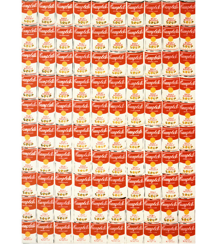 Une centaine de canettes, 1960 MCG-PF1197, H 18 po x l 13 po