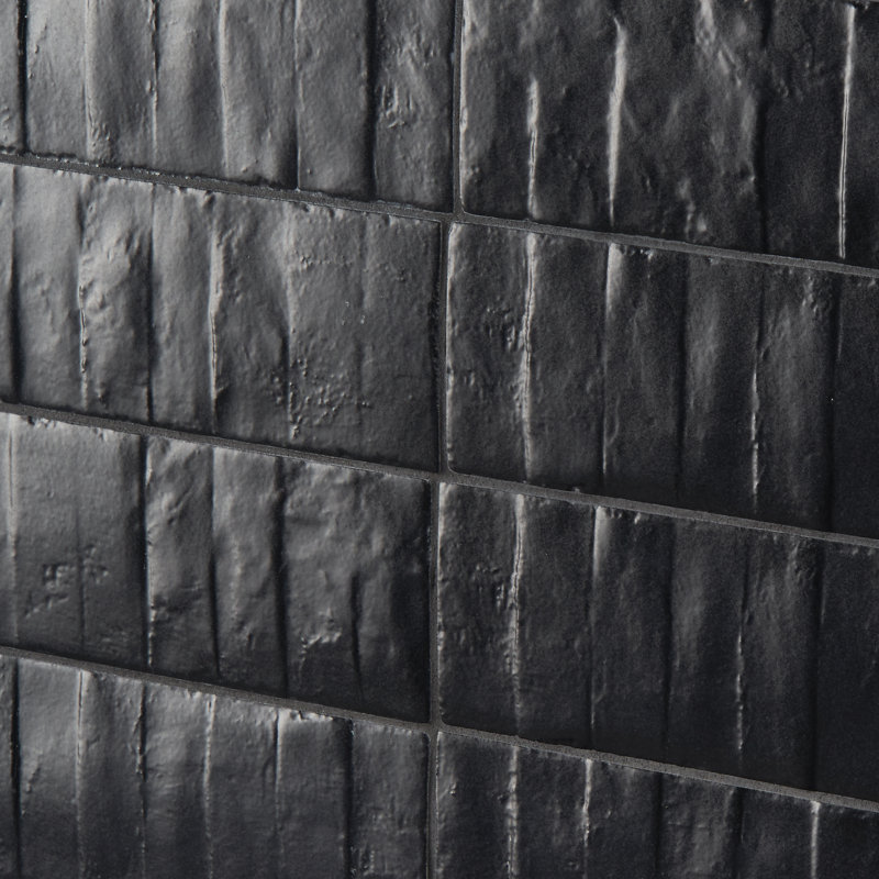Chord Matter Carreau de plancher et de mur en brique de porcelaine texturée 2,95 po x 11,81 po (4,35 pieds carrés / caisse)