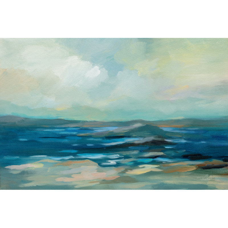 «Morning Marine Layer» par Silvia Vassileva - reproduction, H 8 po x l 12 po, Toile tendue
