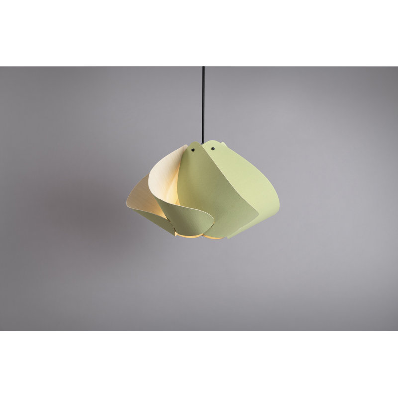 Luminaire suspendu Matilda, H 10,6 po x l 17,4 po x P 17,4 po, Pétrole clair