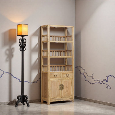 New Chinese Retro Style Bookcase