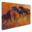 « free range à cheval », reproduction sur toile tendue-21937307