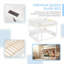 Grand lit superposé au-dessus de grand avec tablettes de rangement et stations de recharge USB pour enfants-809810171