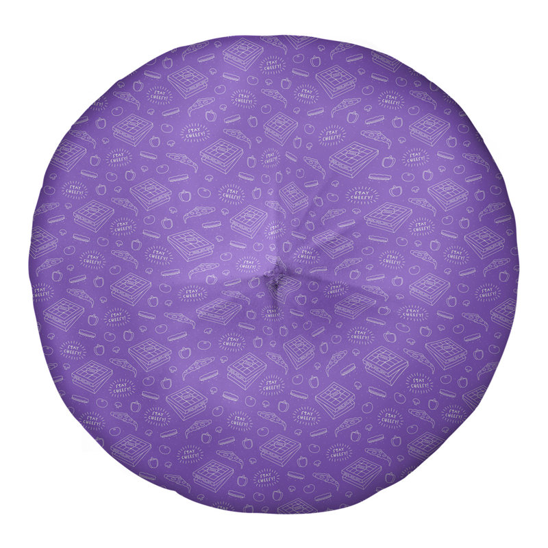 Coussin de sol Katelyn Elizabeth, 26 po x 26 po, Mauve