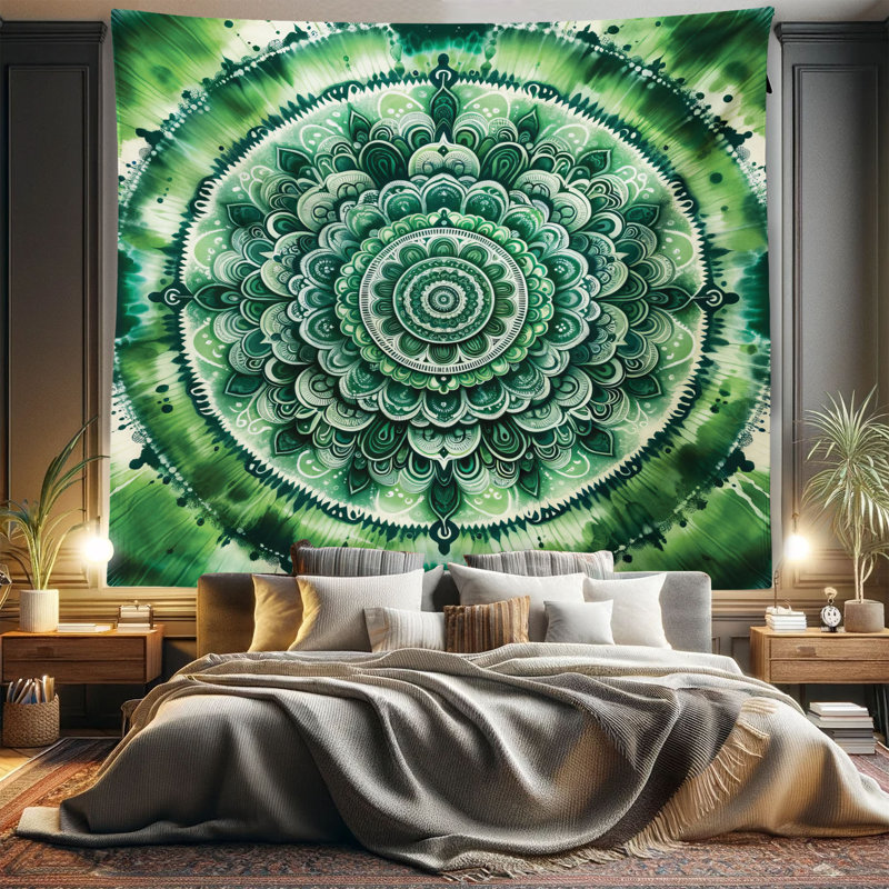 Tapisserie en microfibre, H 104 po x l 88 po