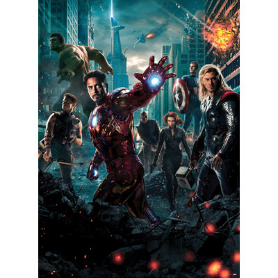 Avengers 184cm x 254cm Matte Wall Mural