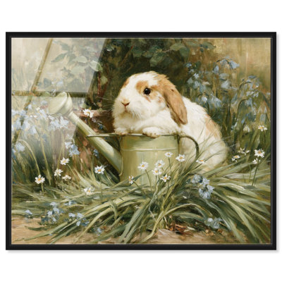 Décoration murale de cuisine Fluffy Gardener III, impression acrylique encadrée par