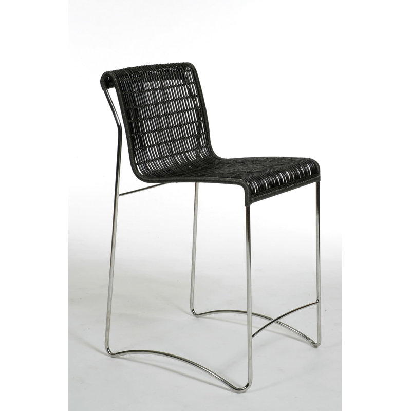 Joseba Counter Stool with Metal Frame, Bar Stool (29.5" Seat Height)