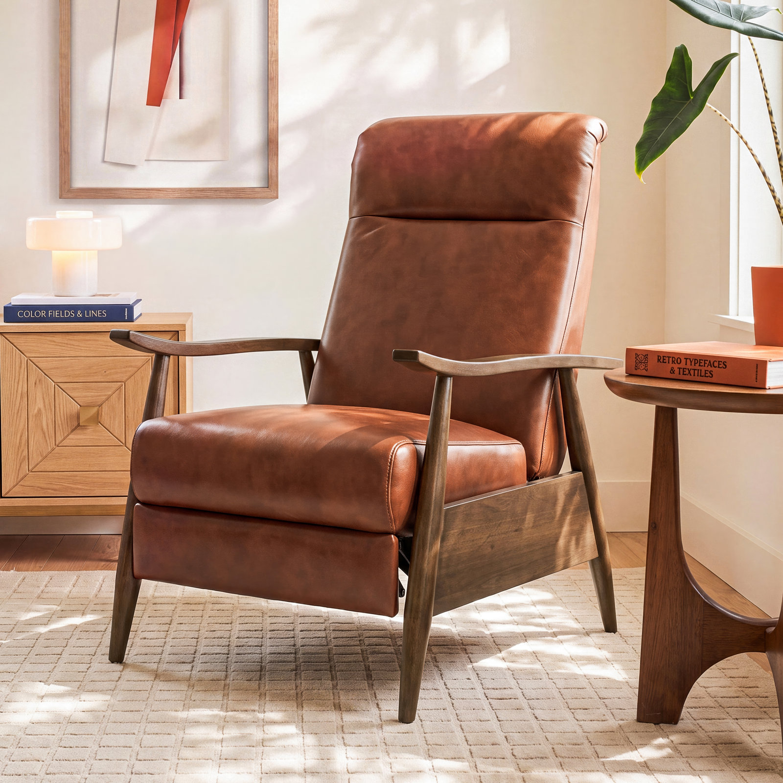 Imona 30" Manual Recliner, Brown