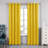 Bursaite 100 Percent Blackout Double Layers Lined Curtain Panel Pair-1142647682-1142647705