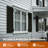 14.5"W, Weather-Resistant Polypropylene Louver Shutters, Easy DIY Install (Set of 2)-115342294-115342302