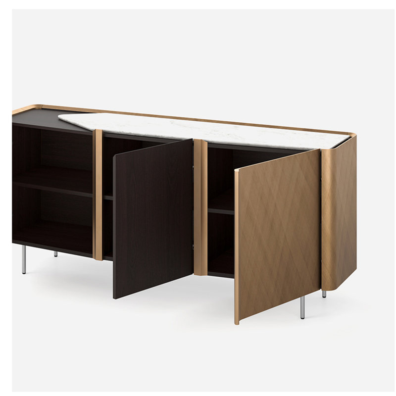 Armoire d'appoint haut de gamme post-moderne minimaliste