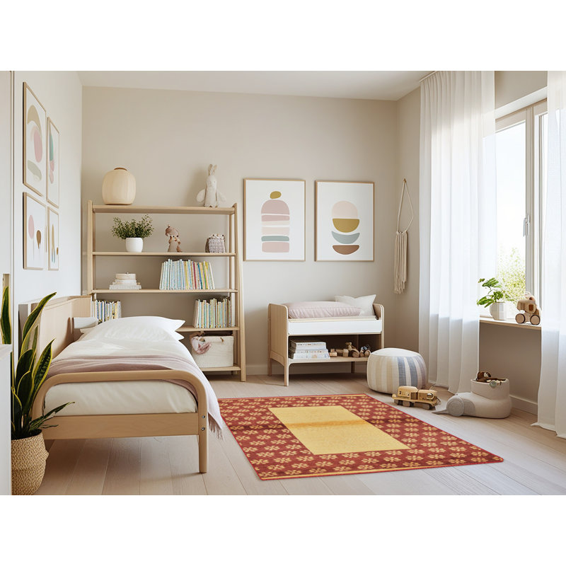 Tapis abstrait moderne 161, Rectangle 4 pi x 6 pi