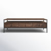 Wytse Solid Wood Single Coffee Table with Storage