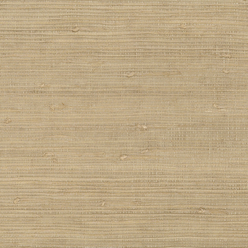 Grasscloth 2 Pearlescent Raw Jute Grasscloth Wallpaper Roll 7.3m x 91.4cm, Beige/Brown