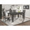 Dexter 5-Piece Rectangular Dining Set - Grey & Dark Grey Sophisticated Design for Contemporary Homes