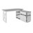 CHALET 59,05" L-Shaped Desk with Storage Cabinet-866902965
