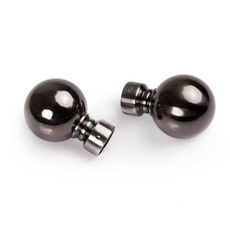 Weigelstown 6cm Finial, Black Nickel