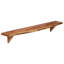 Kerrick 2 Piece Acacia Solid Wood Bracket Shelf with Adjustable Shelves